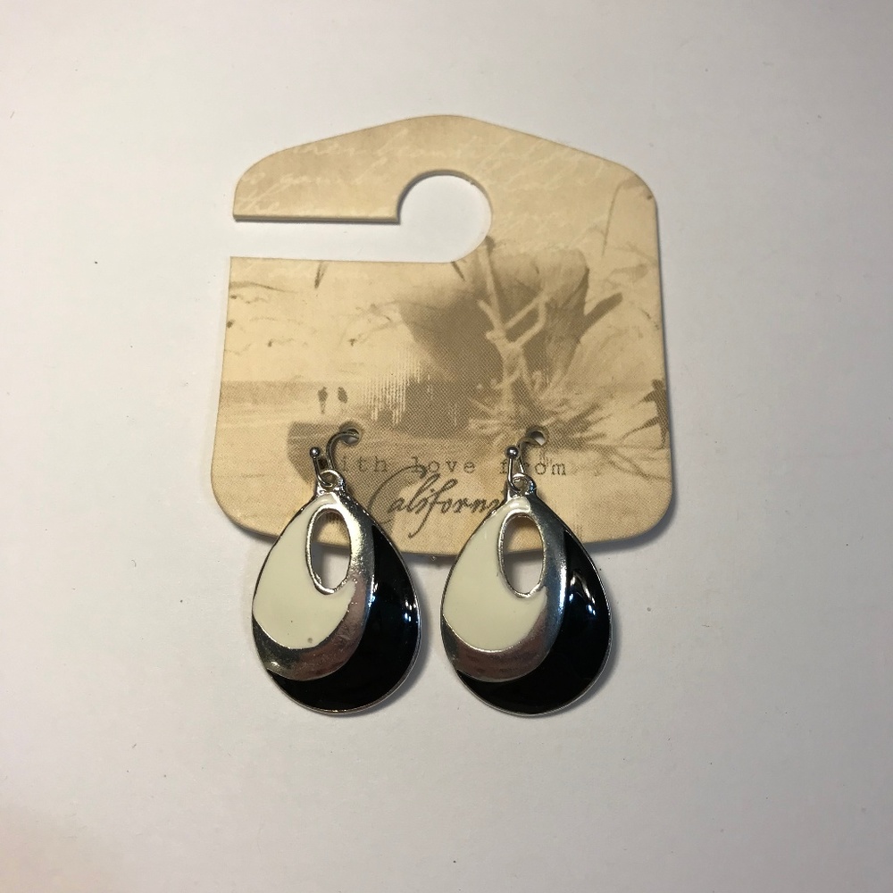 Oval Hoop Earrings Brand New